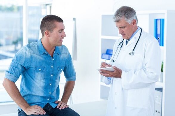 Kronik prostatit için doktora görünmek